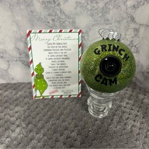 Custom Handmade Grinch Cam with Letter